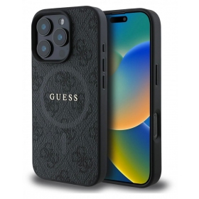 Funda para Apple iPhone 16 Pro Max - Guess PU Leather 4G Colored Ring MagSafe