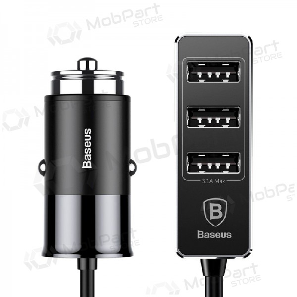 Cargador de coche Baseus CCTON-01 (4xUSB 5.5A) (negro)