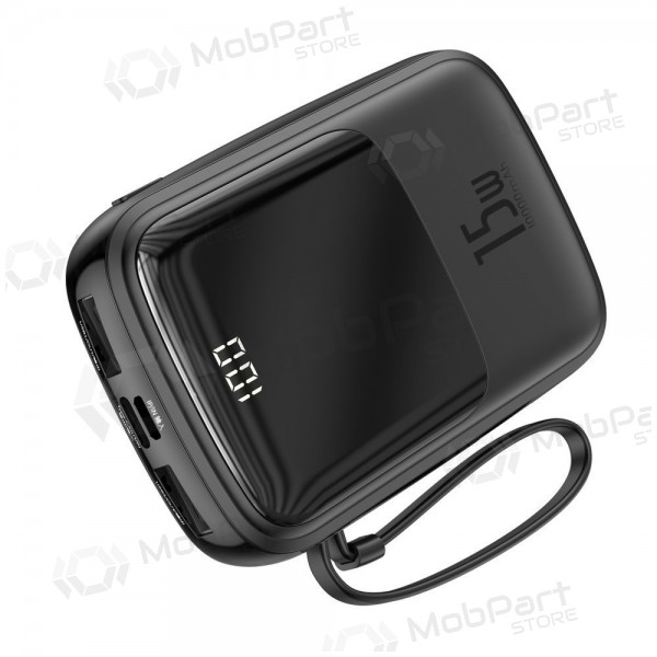 Batería externa Power Bank Baseus Q Pow With Type-C Cable 10000mAh negro PPQD-A01