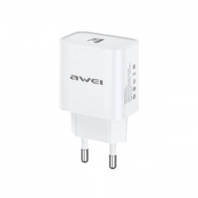 Cargador de teléfono Awei PD61-EU 20 W USB-C blanco