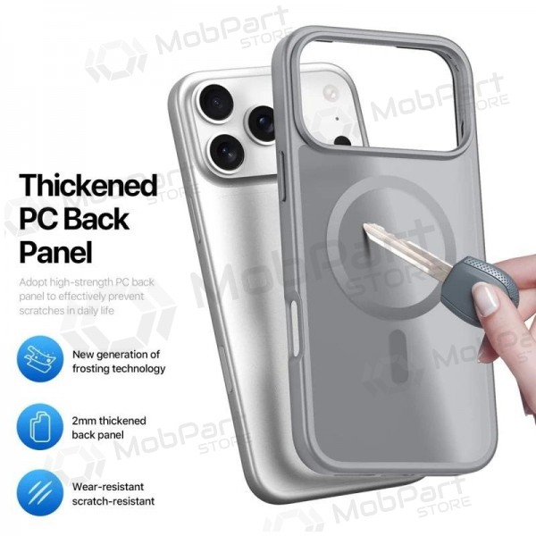 Funda para Apple iPhone 17 Pro Max, 18 Pro Max - Dux Ducis Yind (gris)