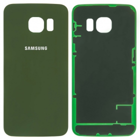 Samsung G925F Galaxy S6 Edge tapa trasera de la batería (Green Emerald) (service pack) (original)