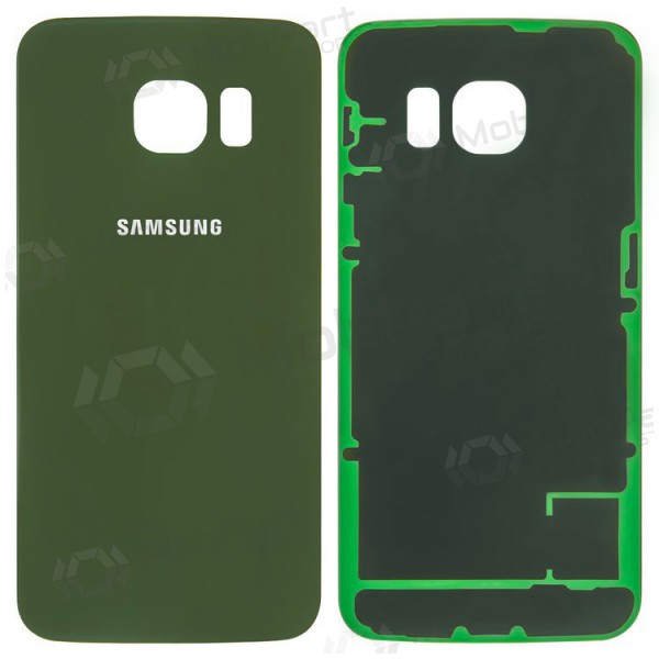 Samsung G925F Galaxy S6 Edge tapa trasera de la batería (Green Emerald) (service pack) (original)