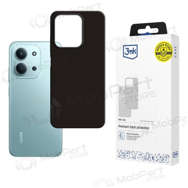 Funda "3mk Matt Case" para Xiaomi Redmi 15C, Poco C85 (negra)