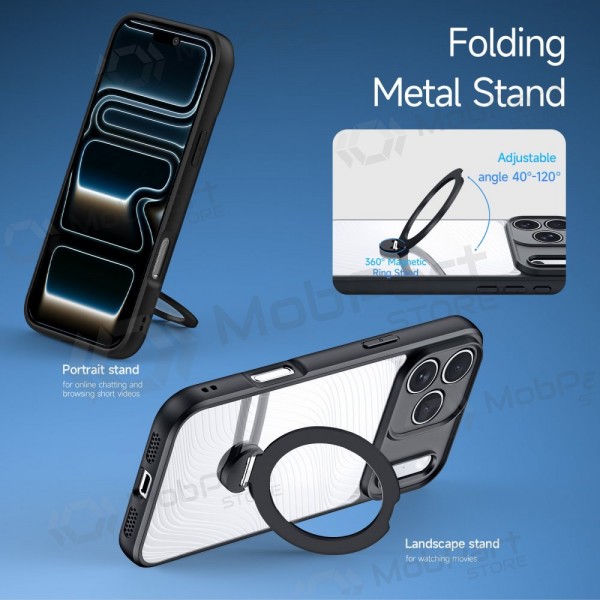 Funda Aimo con soporte magnético para Apple iPhone 17 Pro Max