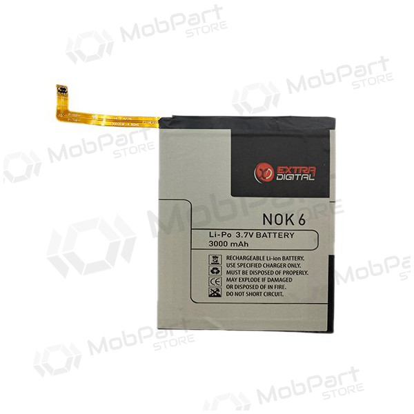 Nokia 6 bateria / acumulador (3000mAh) Nokia 6 bateria / acumulador (3000mAh)