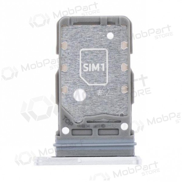 Samsung G991B Galaxy S21 5G Titular de la tarjeta SIM (blanco)