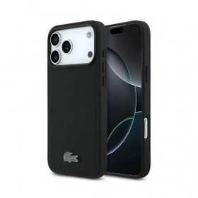 Funda para Apple iPhone 18 Pro Max -Lacoste PVC Petit Pique Semi Wrap Embossed MagSafe- (verde)