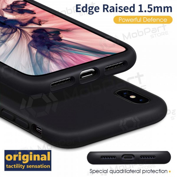 Funda para Apple iPhone 12 Pro Max - Liquid Silicone 1.5mm (negro)