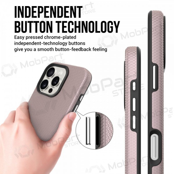 Apple iPhone 16 Pro Max funda „Perfectionists“ (rožinio aukso)