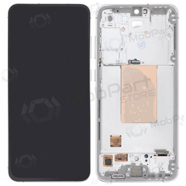 Pantalla Samsung Galaxy S24 FE (plateada) (con marco) (Premium)
