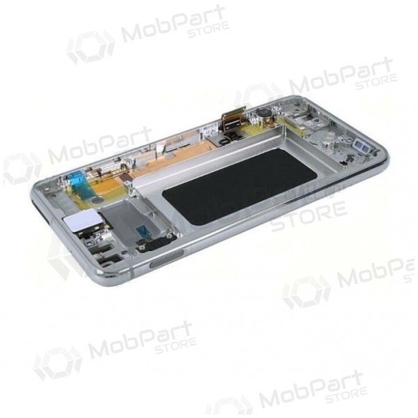 Samsung G970F Galaxy S10e pantalla (Prism White) (con un marco) (usada grade A, original)