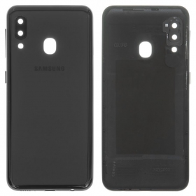 Samsung A202 Galaxy A20e 2019 tapa trasera de la batería (negro) (usada grade A, original)