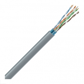 Cable de red LAN ECG FTP 5e (para interior, apantallado, PVC, Eca, 305m, E)
