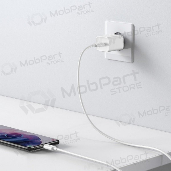 Cargador buitinis Baseus Super Si 25W + Type-C 1.0m blanco TZCCSUP-L02