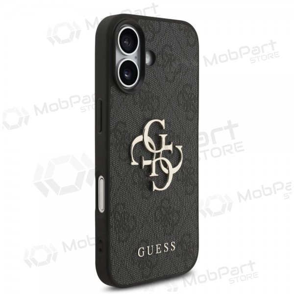 Funda para Apple iPhone 17 - Guess PU 4G Metal Logo Strap (negra)