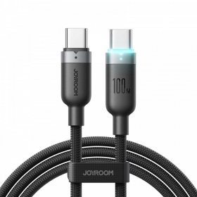 Cable USB-C Joyroom S-A63 USB-C a USB-C 1.2 m 100 W negro