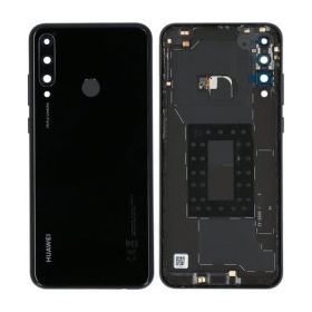 Huawei Y6p 2020 tapa trasera de la batería (Midnight Black) (usada grade C, original)