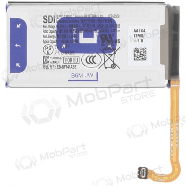 Batería, acumulador EB-BF741ABE (original) para Samsung Galaxy Z Flip6, Z Flip7 FE