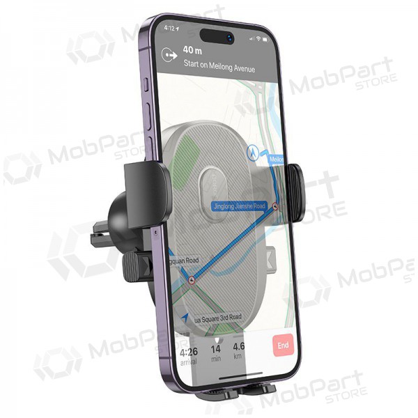 Soporte para teléfono de coche Borofone BH92 (air vent) negro