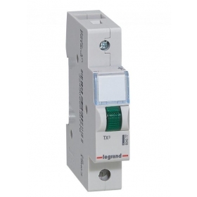 LED indikatorius ant DIN Legrand 604077 (verde, 230V, TX3 1 mod.)