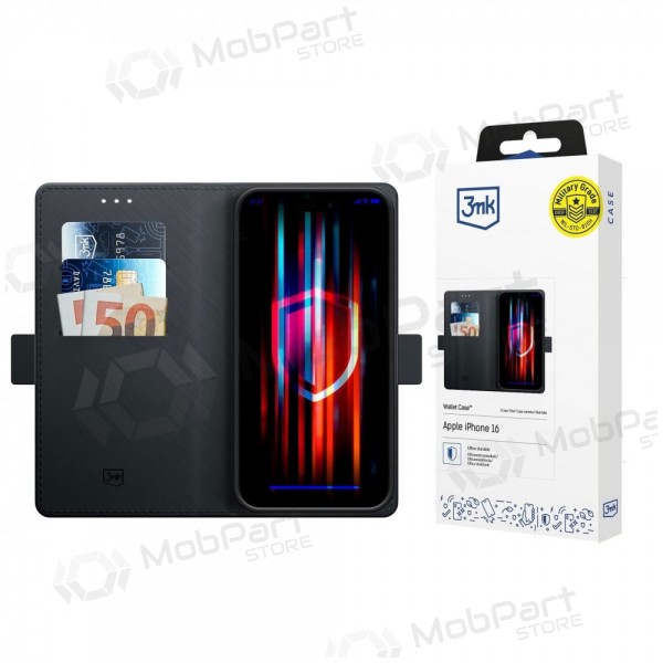 Samsung Galaxy A37 funda - 3mk Wallet Case negra