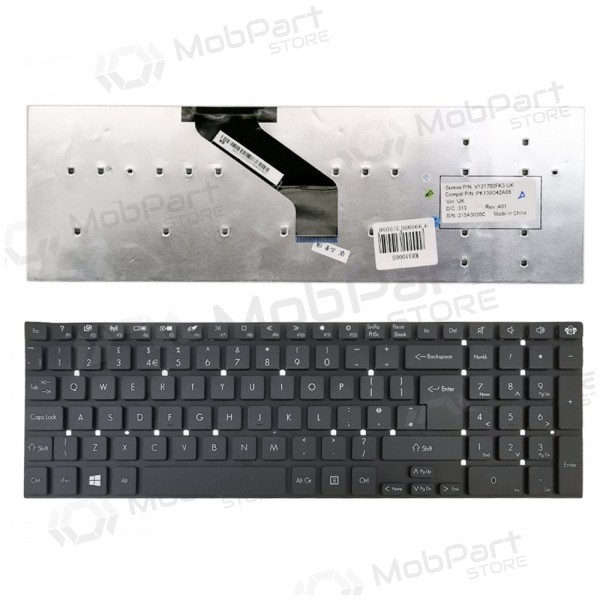 Packard Bell LG71, TG71, LV11, LV44, LS11, TS44 (UK) teclado