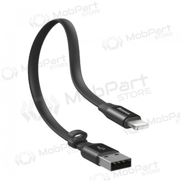 USB cable Baseus lightning 0.23m (2A) (negro)