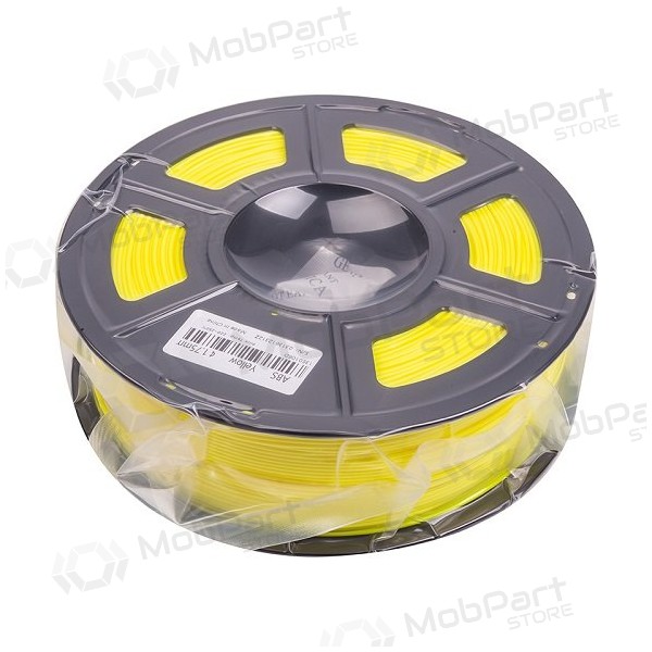 3D spausdinimo plastikas ABS, 1.75mm, 1kg, amarillo