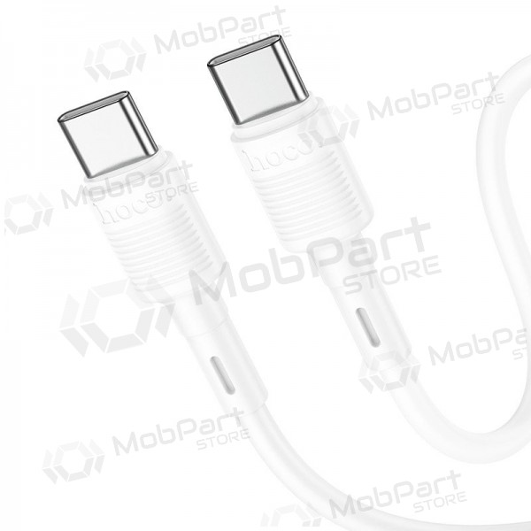 USB cable Hoco X83 60W Type-C to Type-C 1.0m blanco