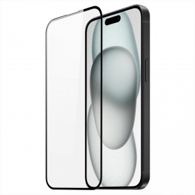 Apple iPhone 15 protector de pantalla de cristal templado 