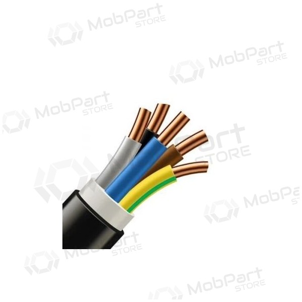 Lietkabelis CYKY 5x2.5 mm2 cable de potencia (1 metro, bobina de 500m)