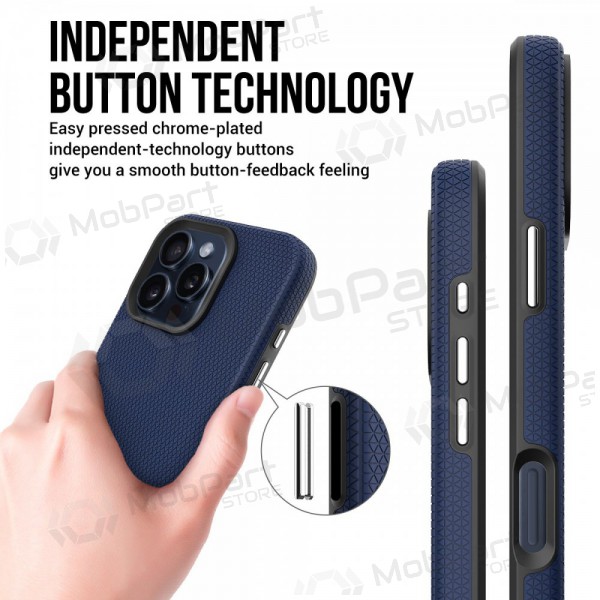 Apple iPhone 15 Pro funda „Perfectionists“ (azul oscuro)
