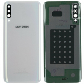 Samsung A705 Galaxy A70 2019 tapa trasera de la batería (blanco) (usada grade C, original)