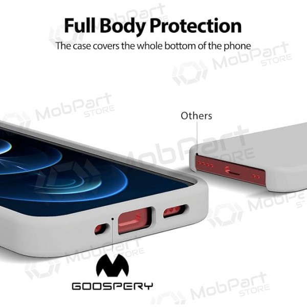 Funda para Apple iPhone 11 Pro Max Mercury - Silicone Case (color piedra)