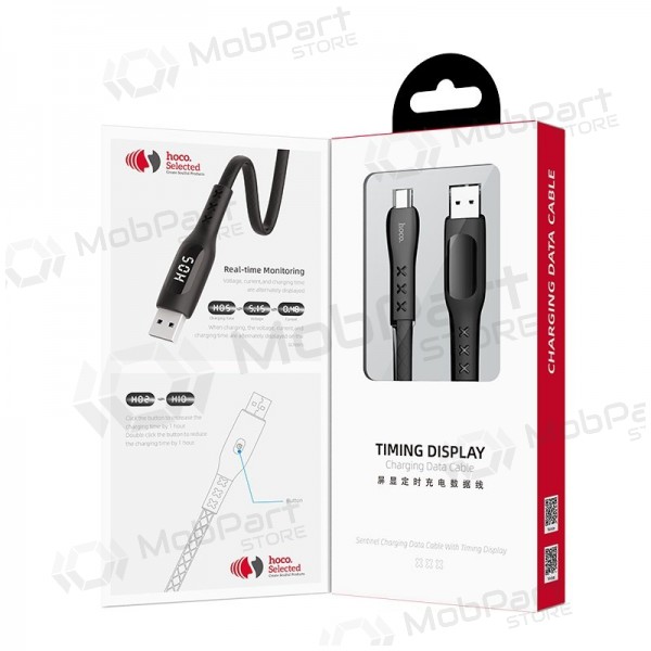 USB cable HOCO S6 lightning 1.2m negro