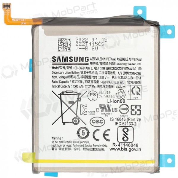 Batería, acumulador (original) para Samsung Galaxy A52 4G, A52 5G, A52s, S20 FE, S20 FE 5G