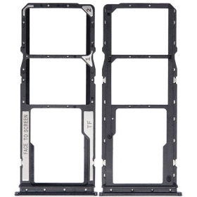 Soporte de tarjeta SIM para Xiaomi Poco M4 Pro 4G (negro)