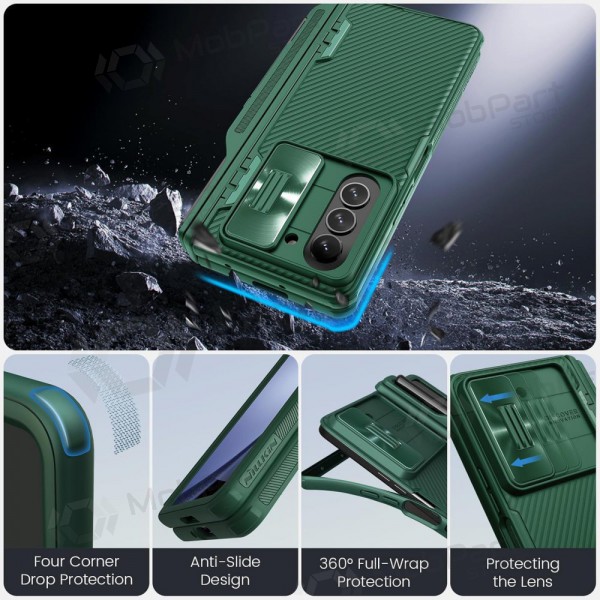 Funda para Samsung Galaxy Z Fold4 - Nillkin CamShield Pro (verde)