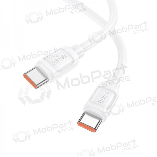 Cable USB-C Hoco X115 USB-C a USB-C 1 m 240 W blanco
