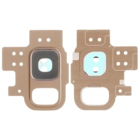 Samsung G960 Galaxy S9 Cristal camara (dorado)