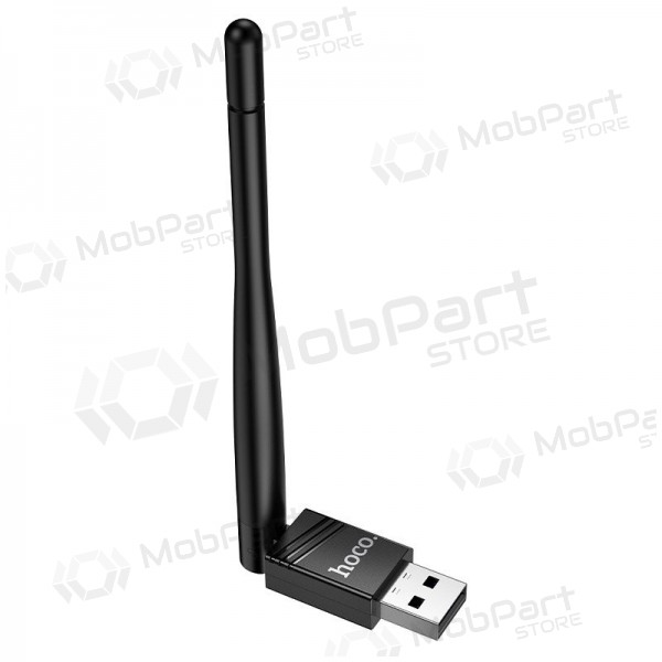 Adaptador USB Wi-Fi Hoco HI37 USB Wi-Fi 4 negro