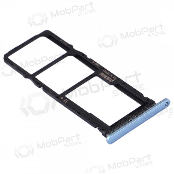 Huawei P40 Lite E Titular de la tarjeta SIM azul (Aurora)