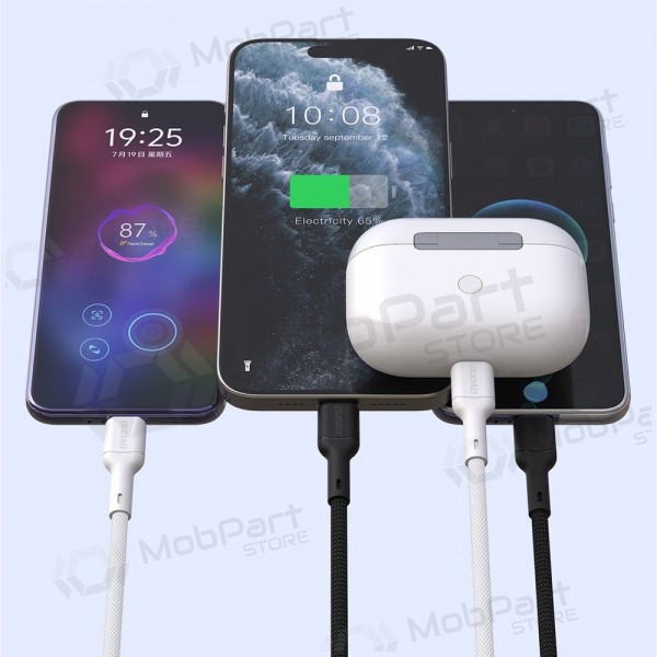 Cable USB-C Dudao L9C USB-C a USB-C 2 m 65 W negro