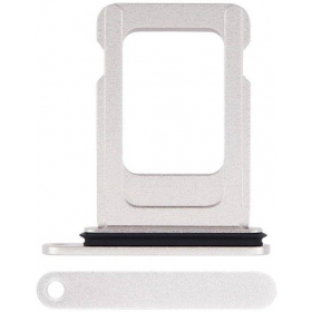 Apple iPhone 14, 14 Plus Titular de la tarjeta SIM (blanco)