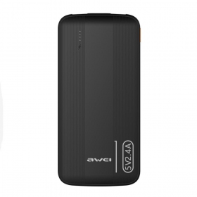 Batería externa Power Bank Awei P20K 5V/2.4A 10000mAh negra