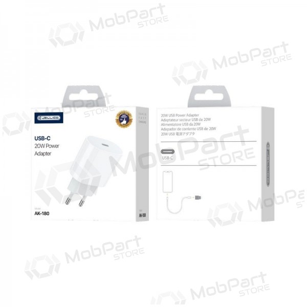 Cargador Jellico AK180 20W USB-C blanco
