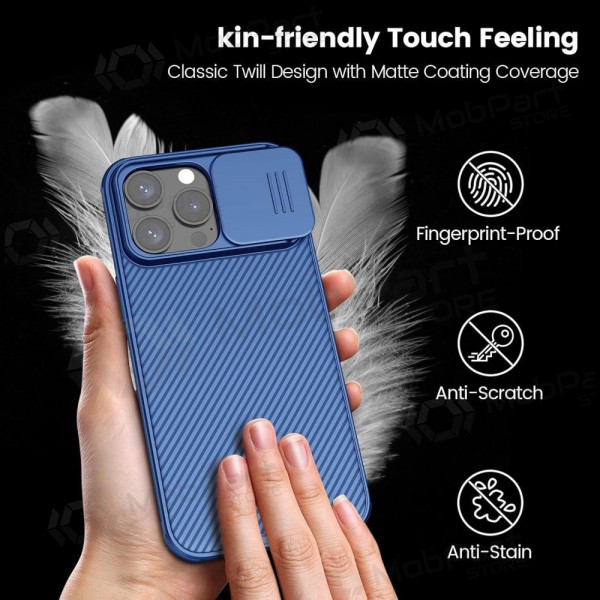 Apple iPhone 14 funda „Nillkin CamShield Pro“ (azul)