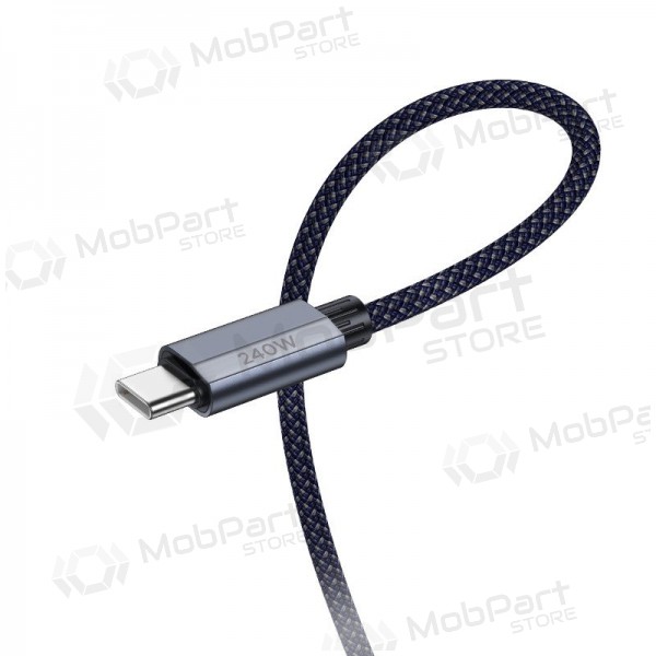 Cable USB-C Hoco U134 USB-C a USB-C 1.8 m 240 W negro