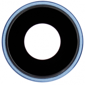 Apple iPhone XR Cristal camara (azul) (con un marco)